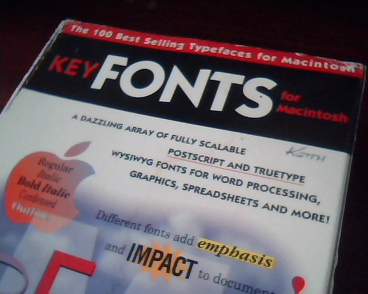 Softkey Key Fonts for Macintosh Apple Floppies Manual TrueType 1-56434-017-1 - image 2