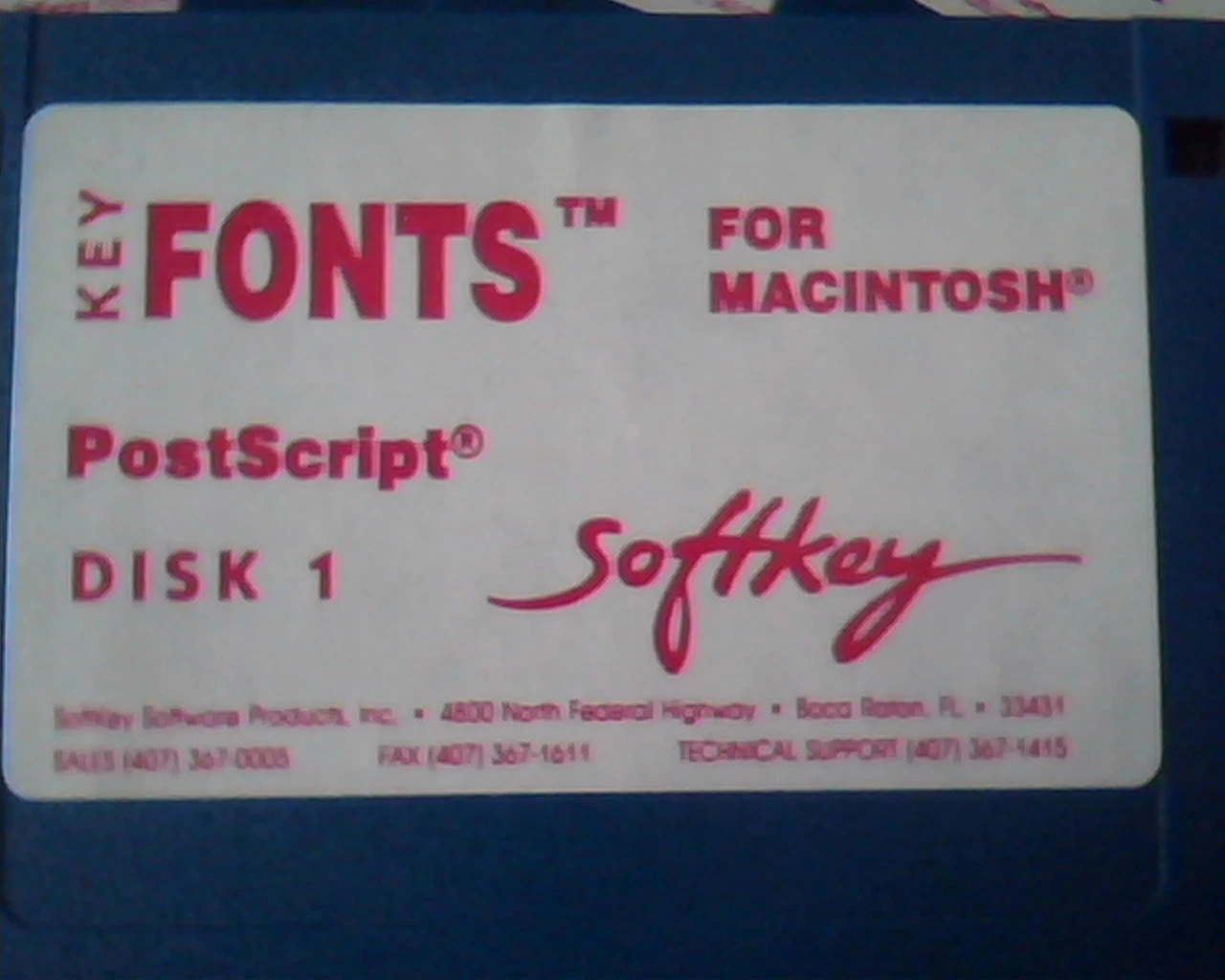 Softkey Key Fonts for Macintosh Apple Floppies Manual TrueType 1-56434-017-1 - image 9