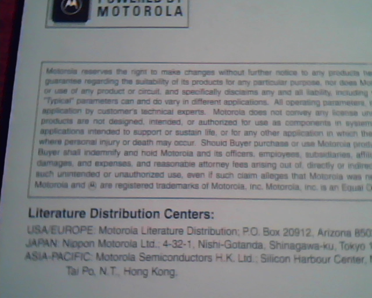 Reference Manual - MC68MH360 QUICC32 Quad Integrated Multichannel Motorola - image 5