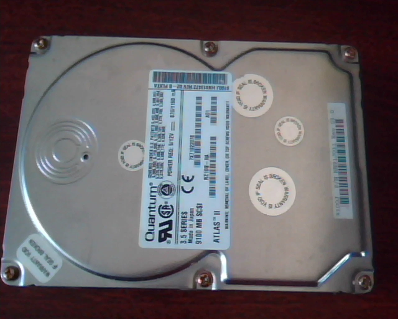 Hard Drive Disk SCSI Quantum Atlas II 9100J HN91J472 02-B 01-D PLXTA A01