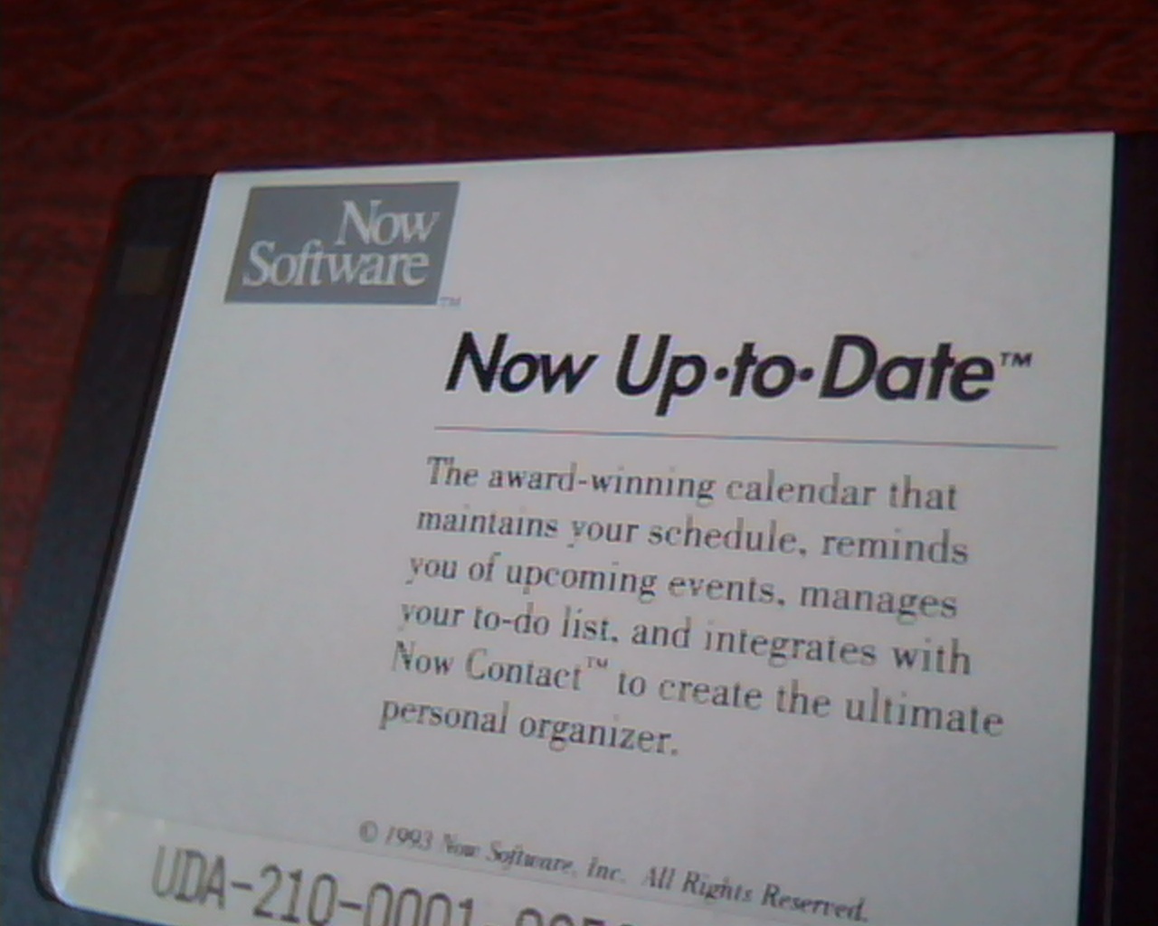 Floppy Disk Now Software Up-to-Date calendar schedule - for vintage Macintosh - image 2