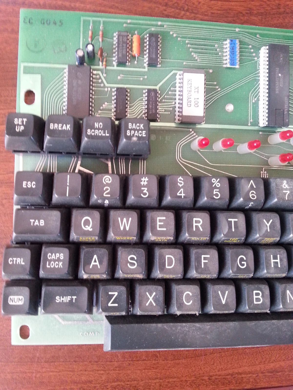 Keyboard from 1980 1981 Word Processor - Vintage Rare Exterm A01010000 XT100 - image 5