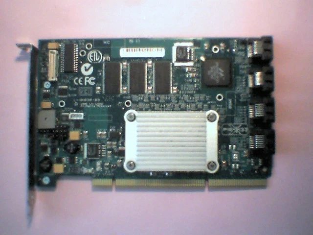 LSI Logic L3-01038-02B MegaRAID MR SATA 300-8X PCI-X 8 Port Raid Controller