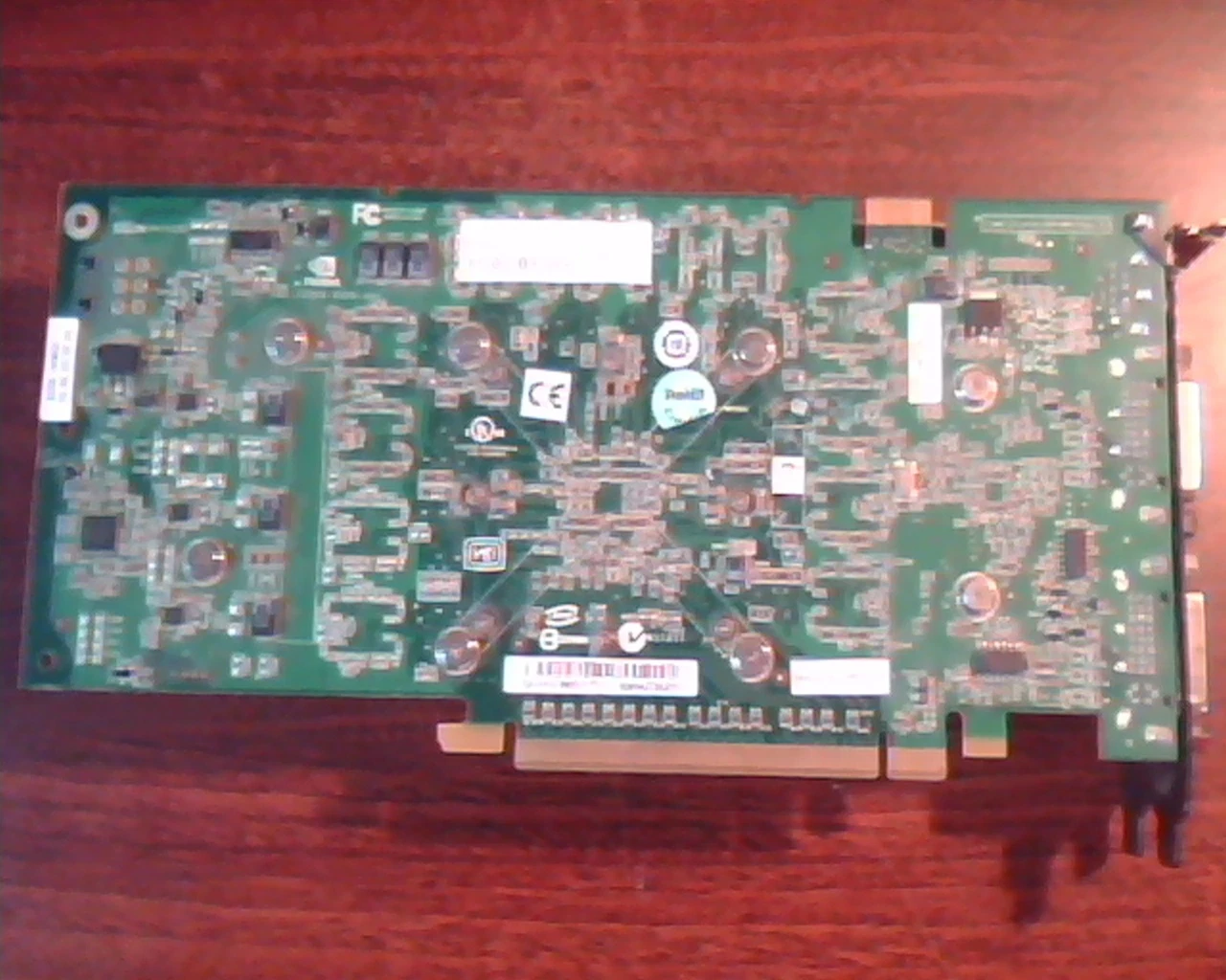 PCI-E X16 card GeForce 8800GTS XFX Nvidia 180-10356-0000-A01 dual DVI TV P356 - image 2