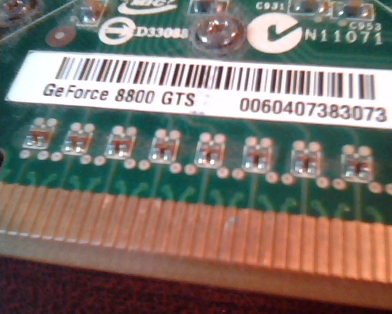 PCI-E X16 card GeForce 8800GTS XFX Nvidia 180-10356-0000-A01 dual DVI TV P356 - image 5