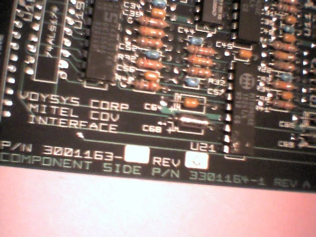 Voysys Mitel COV Interface 8-bit ISA 3001163-2 MC68681 MC68681FN - image 4