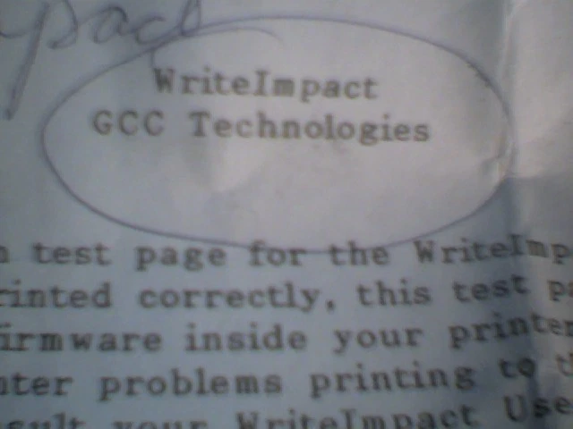 GCC WriteImpact - Printhead 24-pin vintage impact printer part Write Impact - image 3