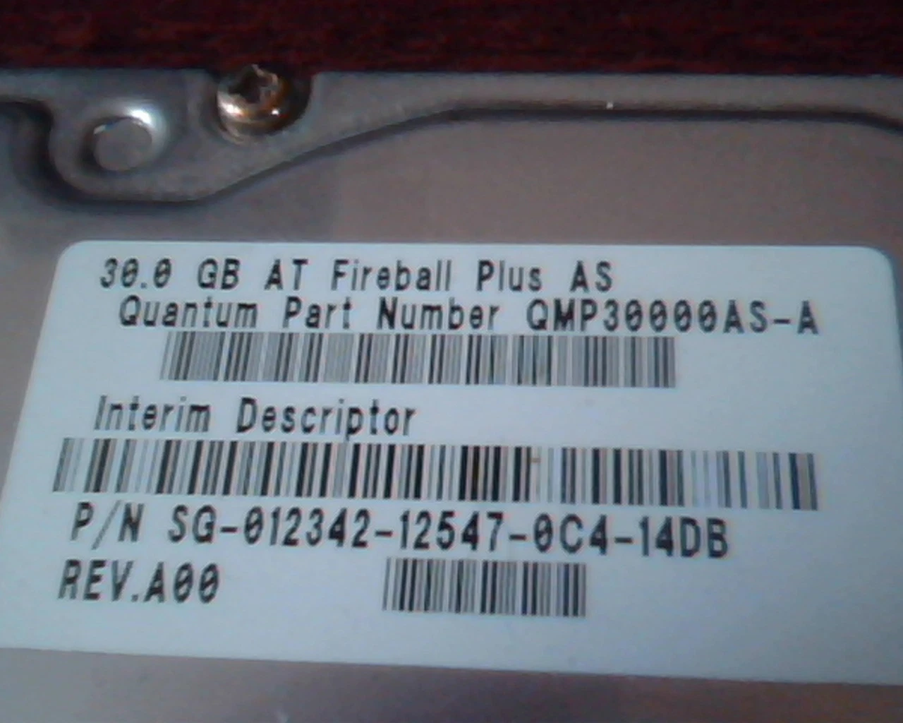 Hard Drive Disk IDE Quantum Fireball Plus AS QMP30000AS-A AS30A011-01-A 30.0AT - image 3