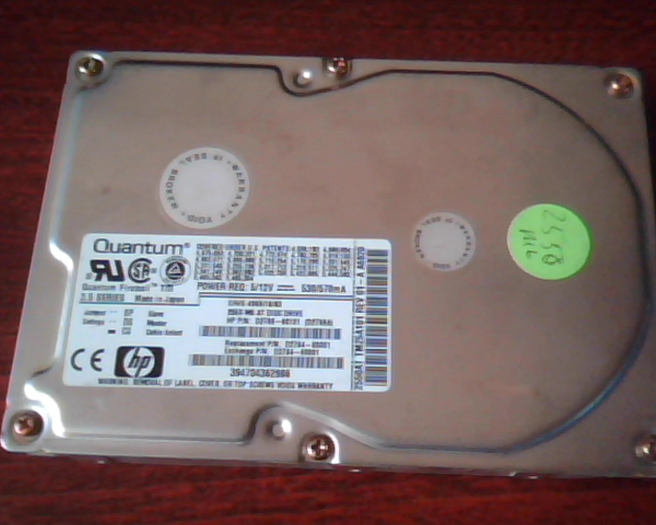 Hard Drive Disk IDE Quantum Fireball TM TM25A101 01-A A6B20 2550AT TM25A012 01-D
