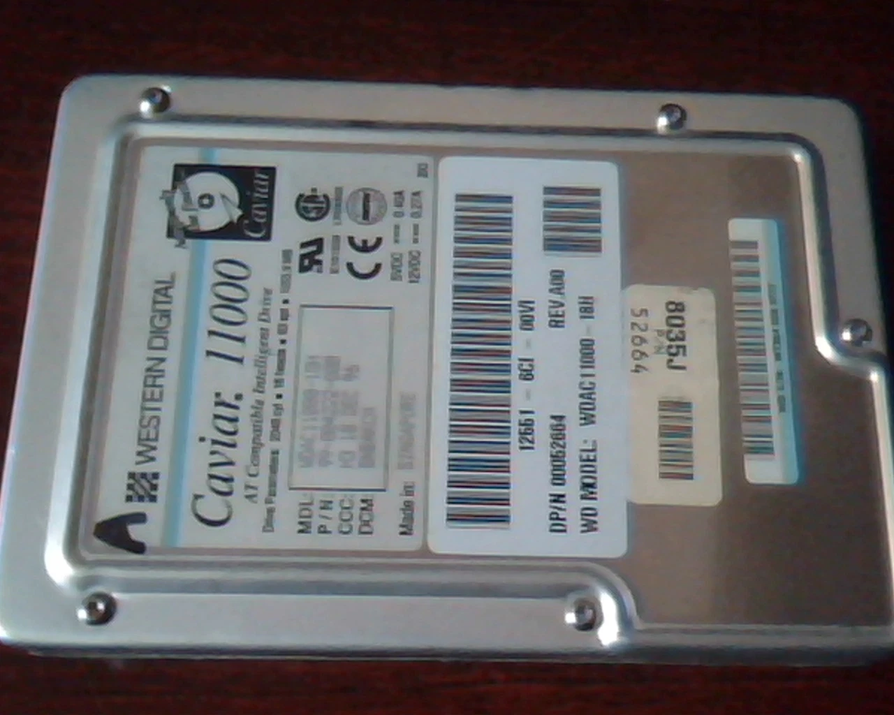 Hard Drive Disk IDE Western Digital Caviar 11000 WDAC11000-18H 99-004222-008 H3