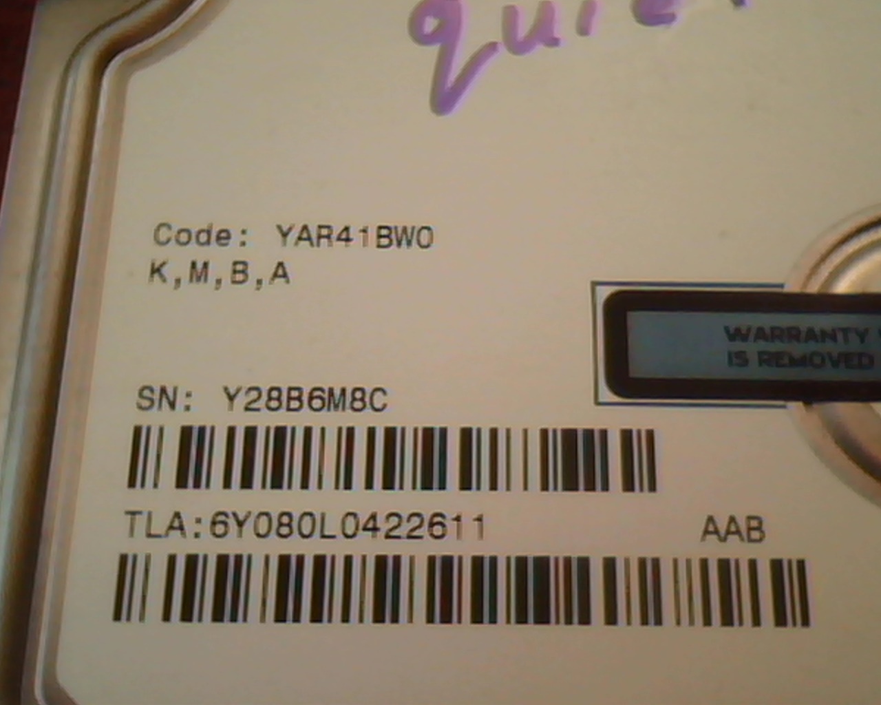 Hard Drive Disk IDE Maxtor DiamondMax Plus 9 80GB YAR41BW0 160086528 133 - image 3