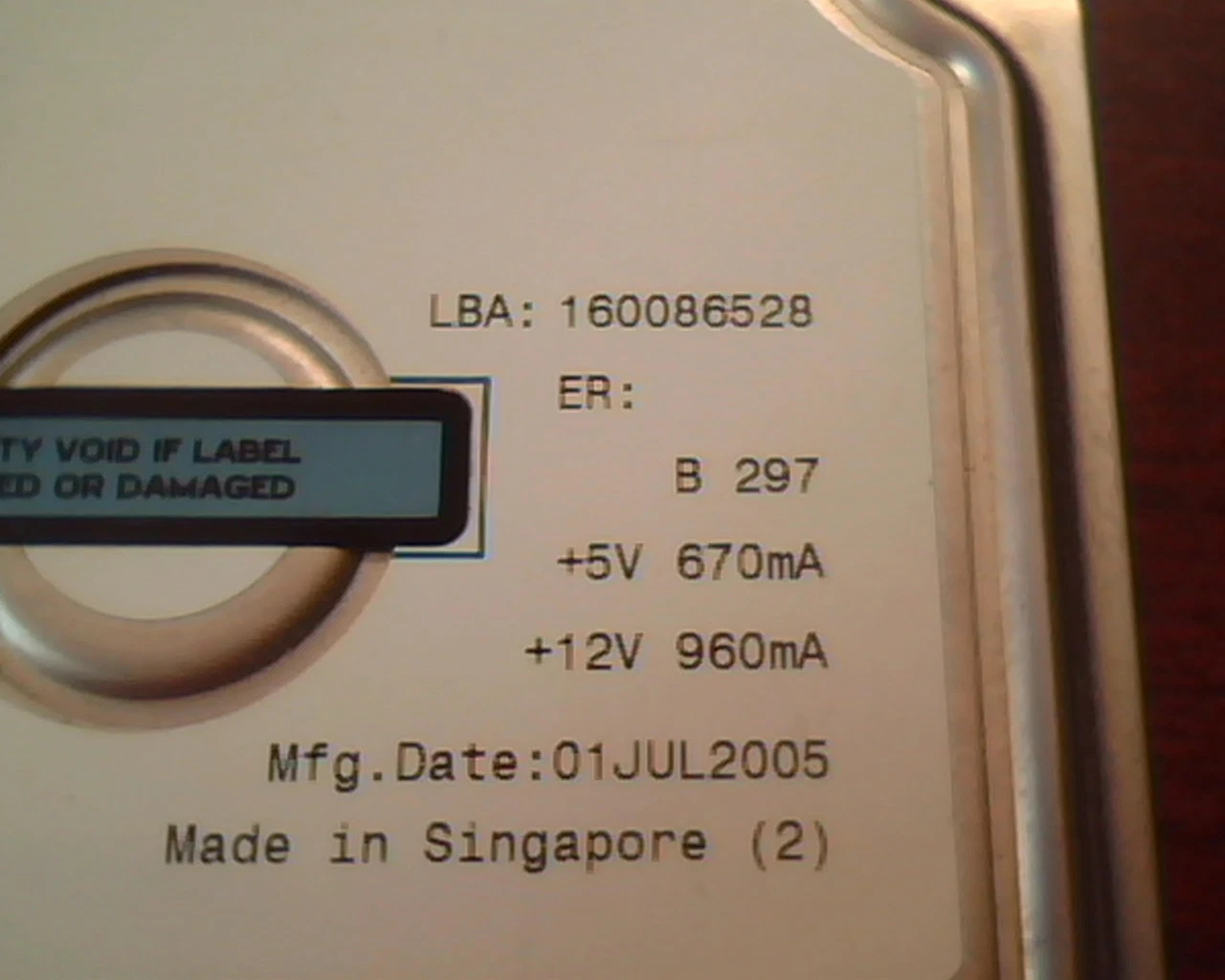 Hard Drive Disk IDE Maxtor DiamondMax Plus 9 80GB YAR41BW0 160086528 133 - image 4