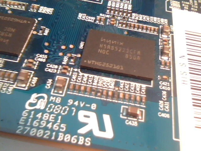 AGP card HIS 512MB 0RG1-22-B RG1G0200N 08052-058 LF0906B H26XF512M DVI Video - image 9