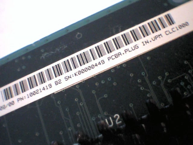 VPM-CLC1000 10021419 B2 - BIOS Ver 1.3 PCI-X Card - image 5