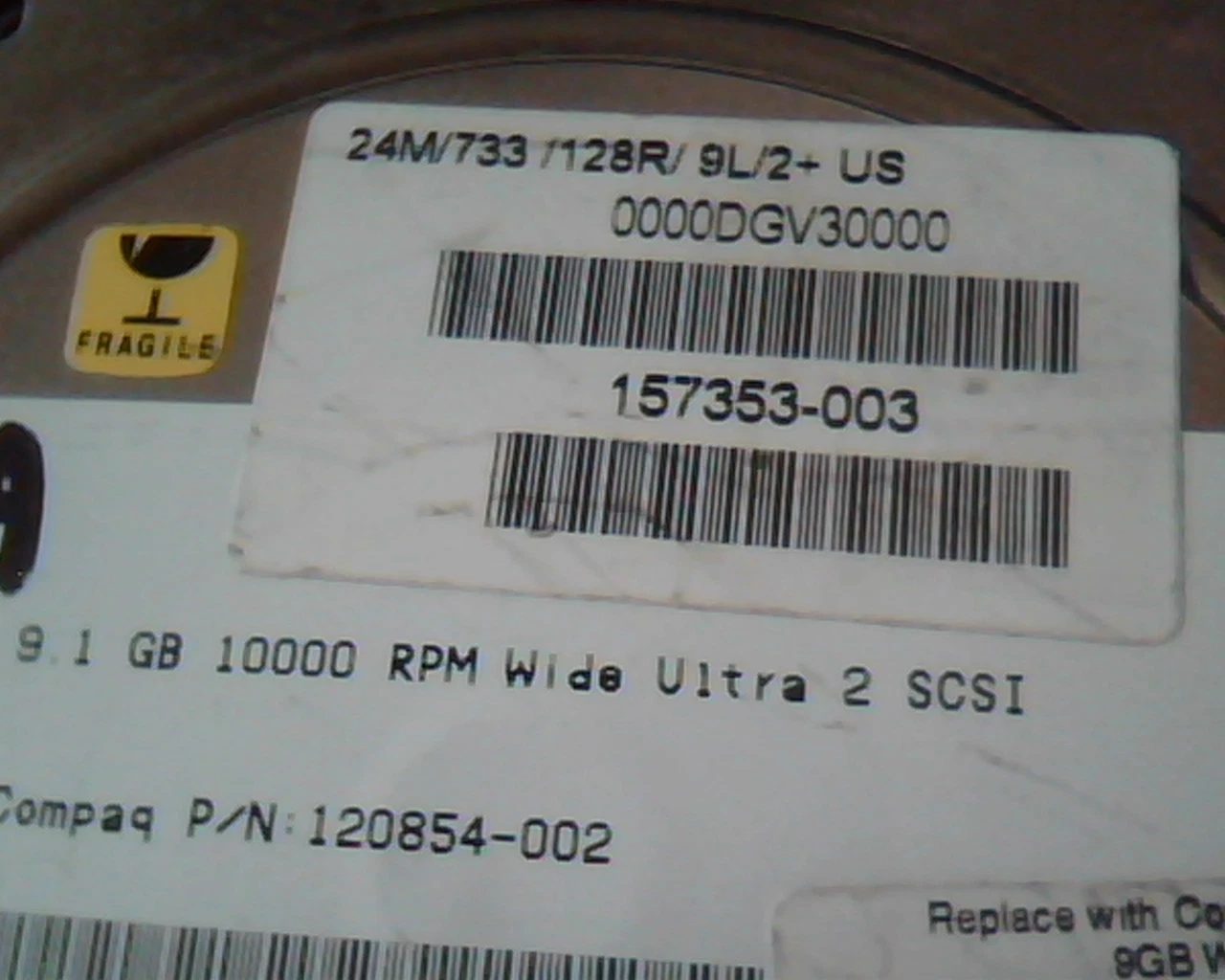 Hard Drive Disk SCSI Fujitsu MAG3091LP 120854-002 CA01776-B37000CQ JW 9.1GB - image 4