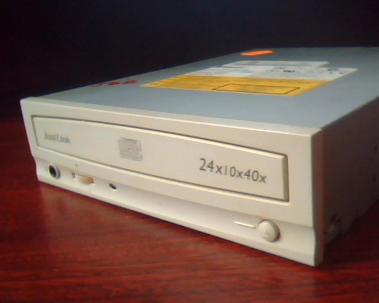CD Drive IDE AOpen CRW2440 February 2002 J JustLink 24x10x40x 91.60D37.011