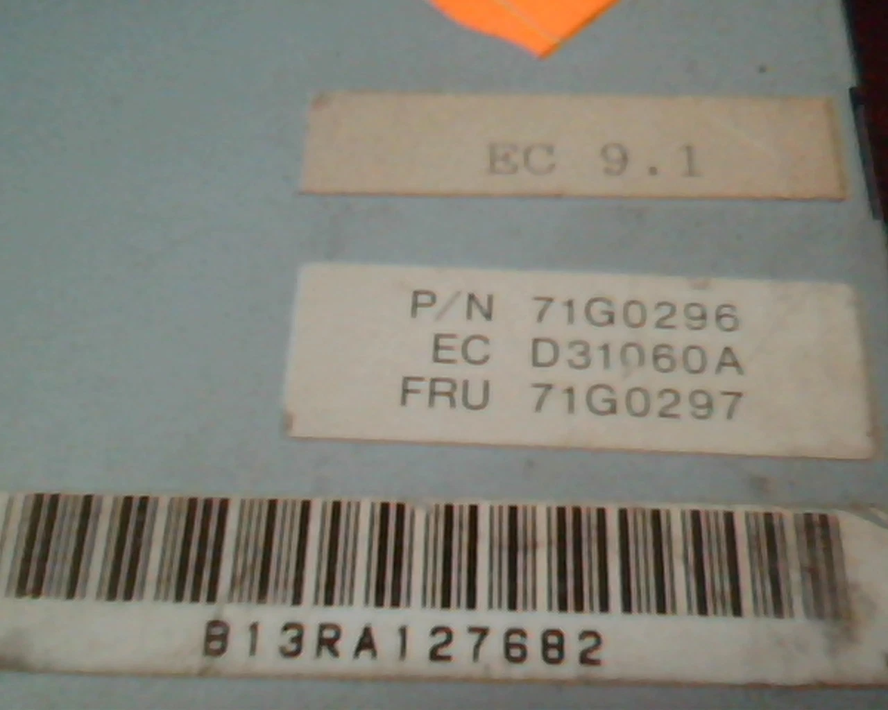 CD Drive IDE IBM CRMC-FXN01DE October 1994 71G0296 D31060A 71G0297 - image 4
