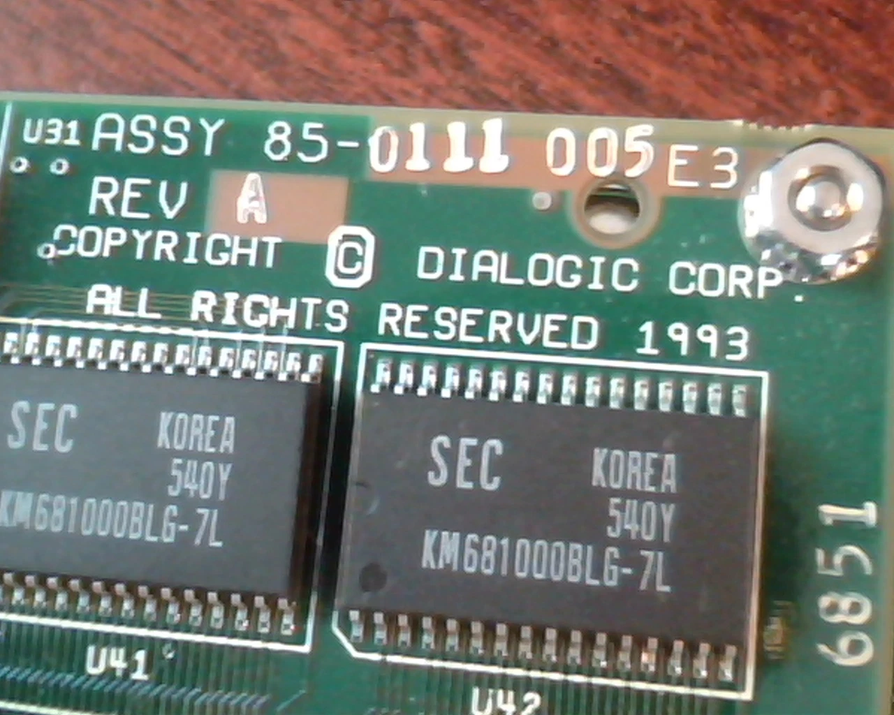Dialogic D/240SC 85-0110-014 RevC 85-0111-005 RevA ISA - image 6