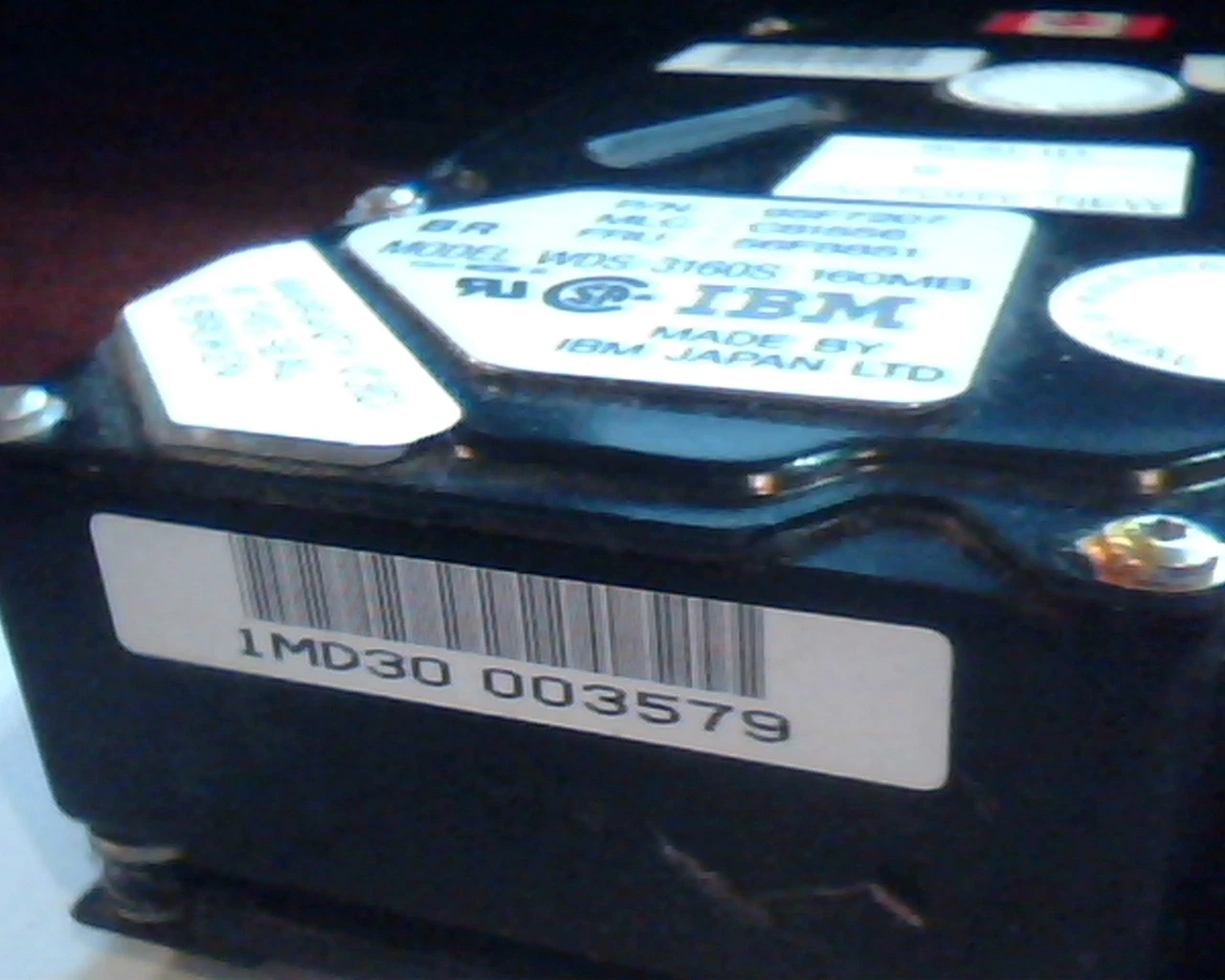 SCSI Hard Drive Disk 50-pin IBM WDS-3160S 95F7207 160MB 56F8851 - image 3