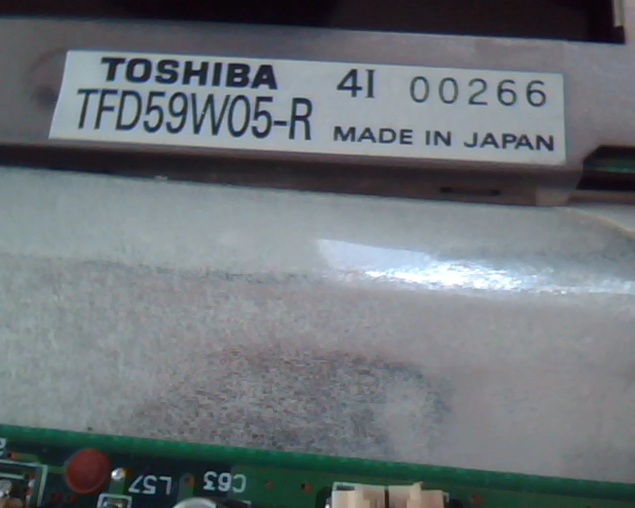 Toshiba LCD Display panel TFD59W05-R PQUP10404YA-B PQUP10408ZA - image 4