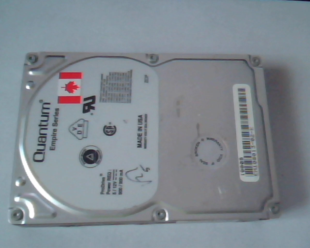 SCSI Hard Disk Drive 50-pin Quantum ProDrive 1080S Empire EM10S013-02-K 1GB