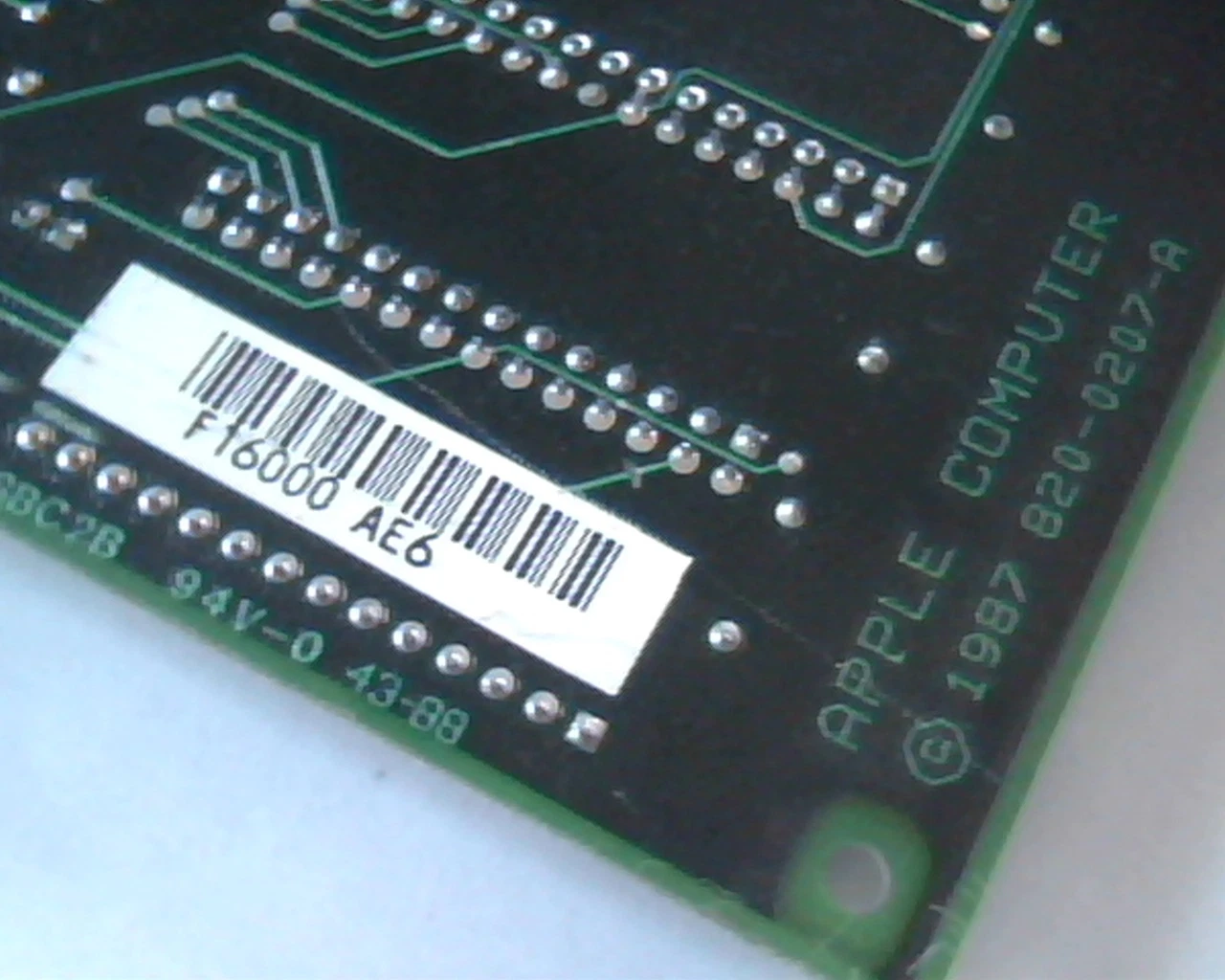 Apple Nubus Ethernet Adapter Card 820-0207-A 2680-07 - image 4