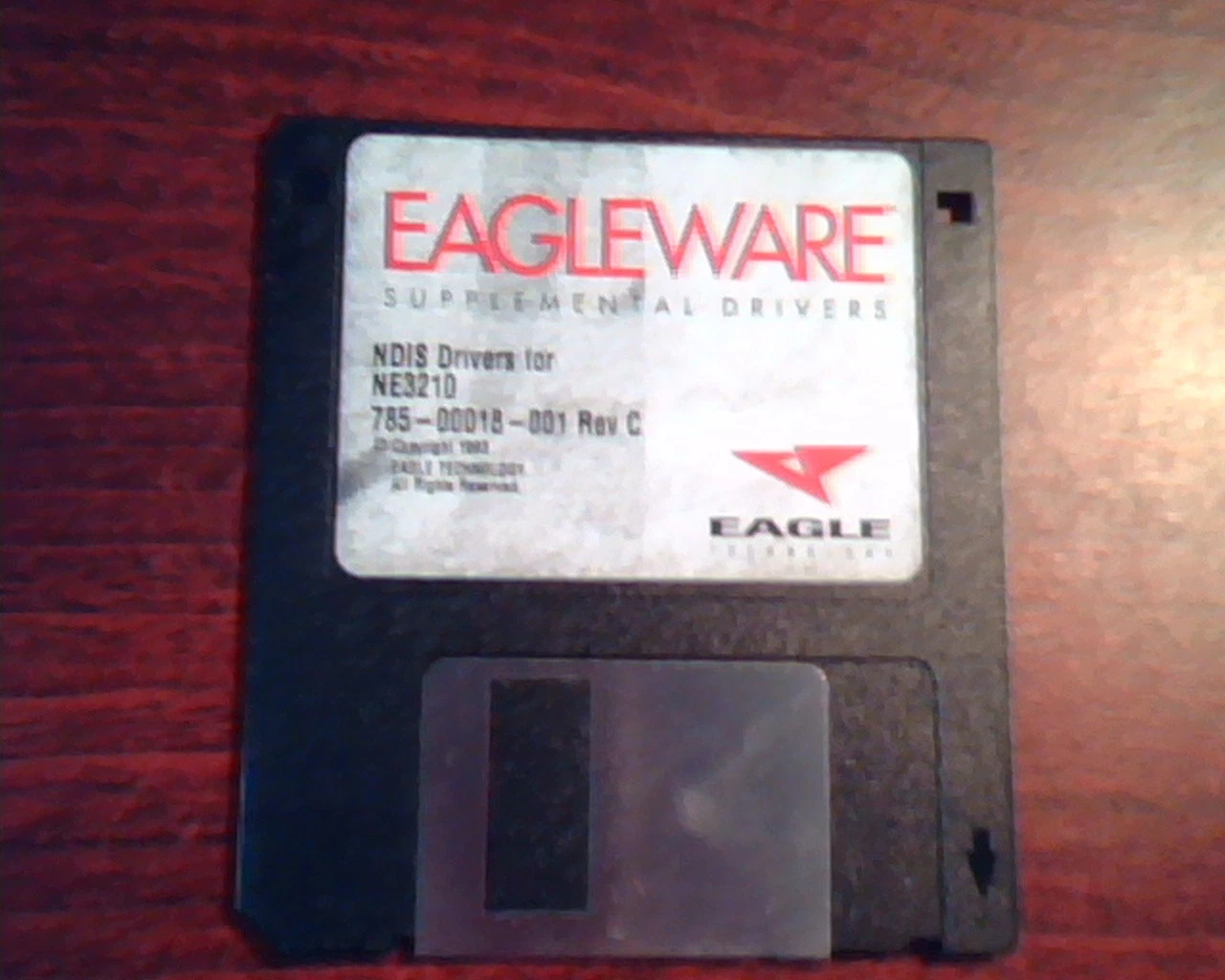 Floppy Disk Eagleware Supplemental drivers NDIS drivers for NE3210 785-00018-001