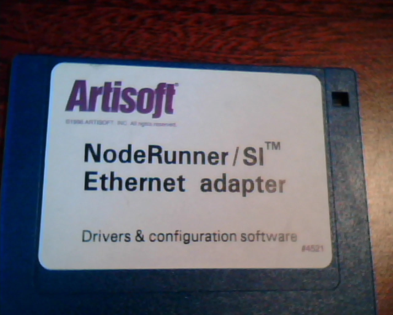 Floppy Disk Artisoft NodeRunner / SI Ethernet adapter drivers configuration - image 2