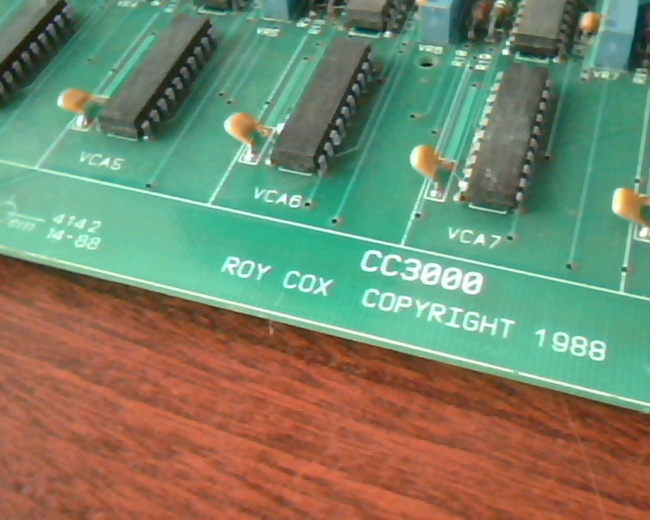 Roy Cox CC3000 8-bit ISA IBM PC/XT Digitizer Card 1988 - image 4