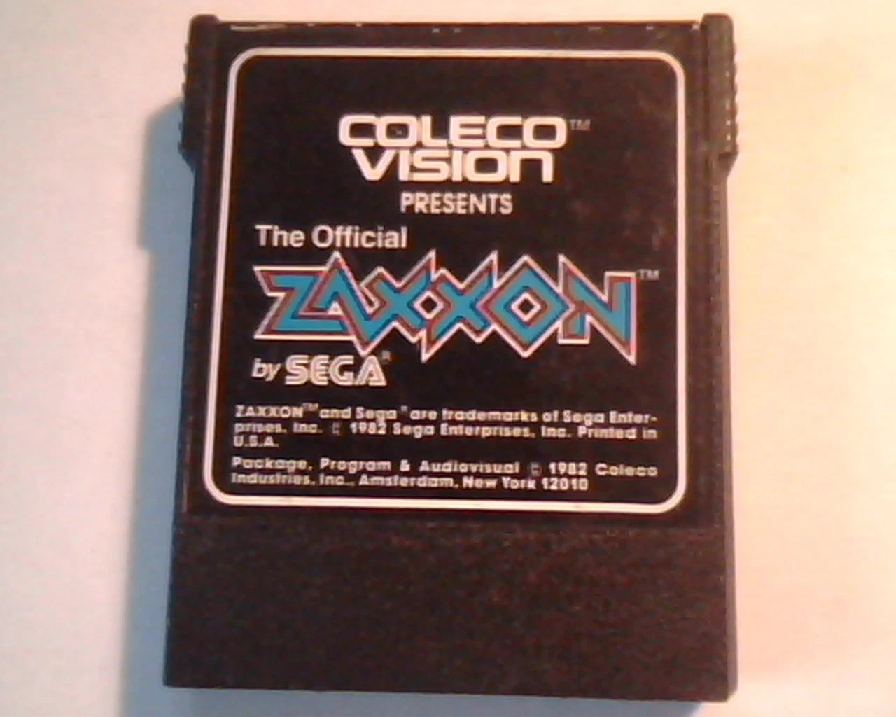 Coleco Vision Zaxxon by Sega 1982 Game Cartridge
