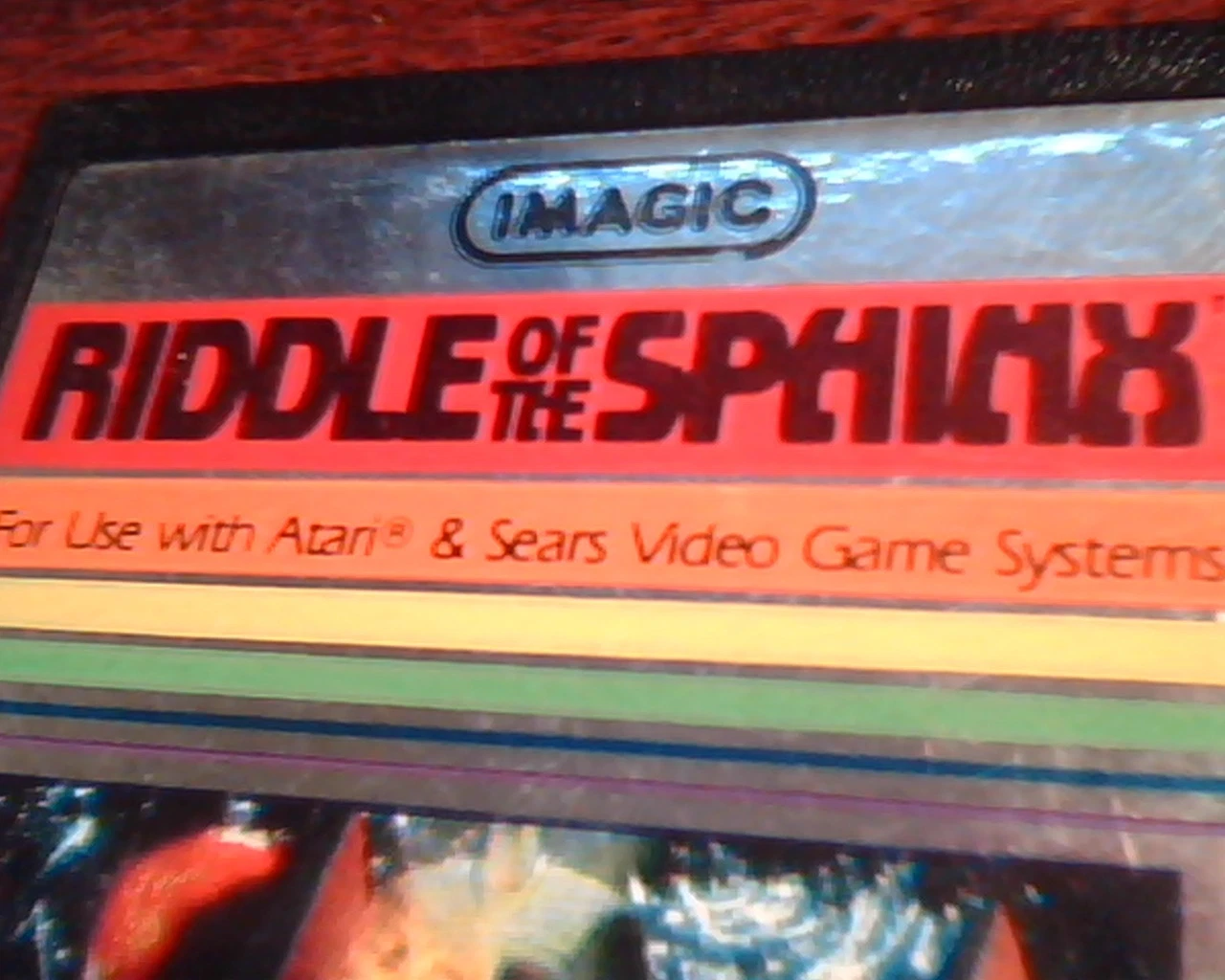Riddle of the Sphinx Imagic Video Game Cartridge ATARI - image 3