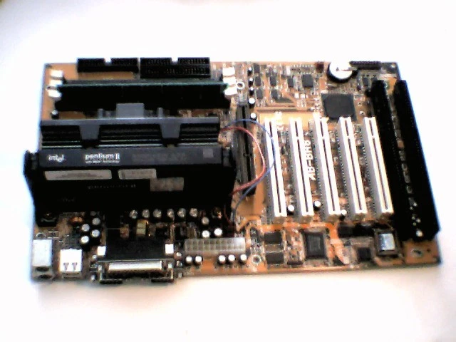 Pentium Motherboard P2 Slot1 Abit AB-BH6 v1.01 TWO ISA slots 5 PCI 1 AGP