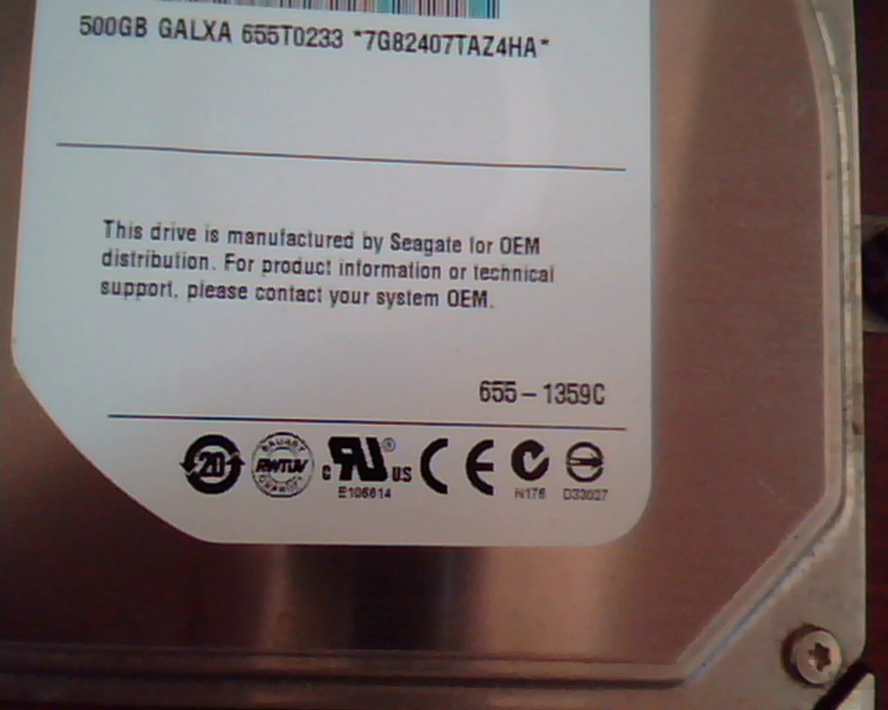 Hard Drive Disk SATA Seagate Barracuda ST3500630AS 9BJ146-048 7200.10 500GB - image 3