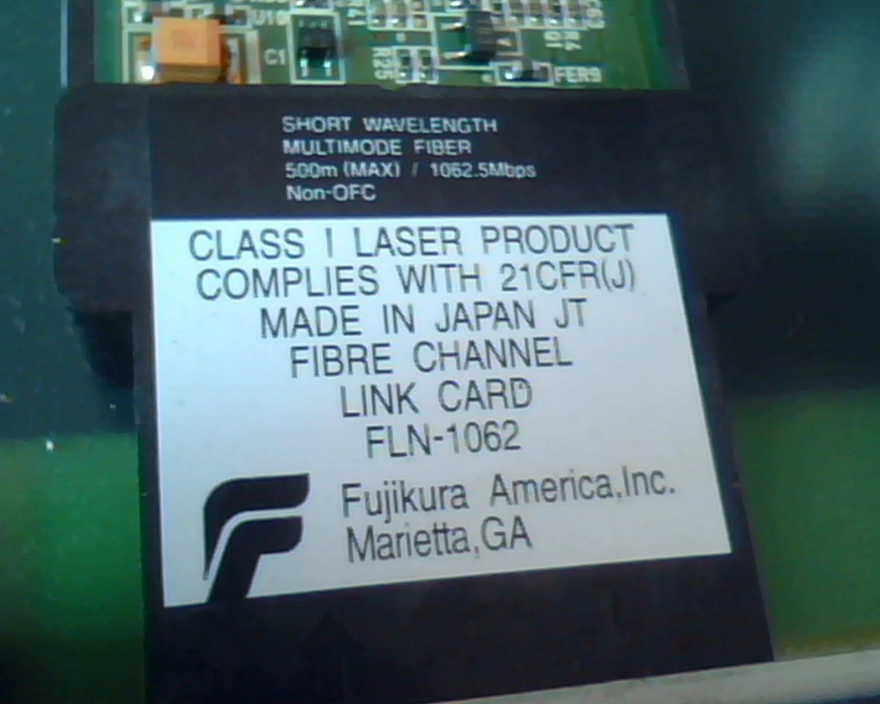 HP HSC Card A3591B FLN-1062 A3395-69102 DEC A3930 Fibre - image 2