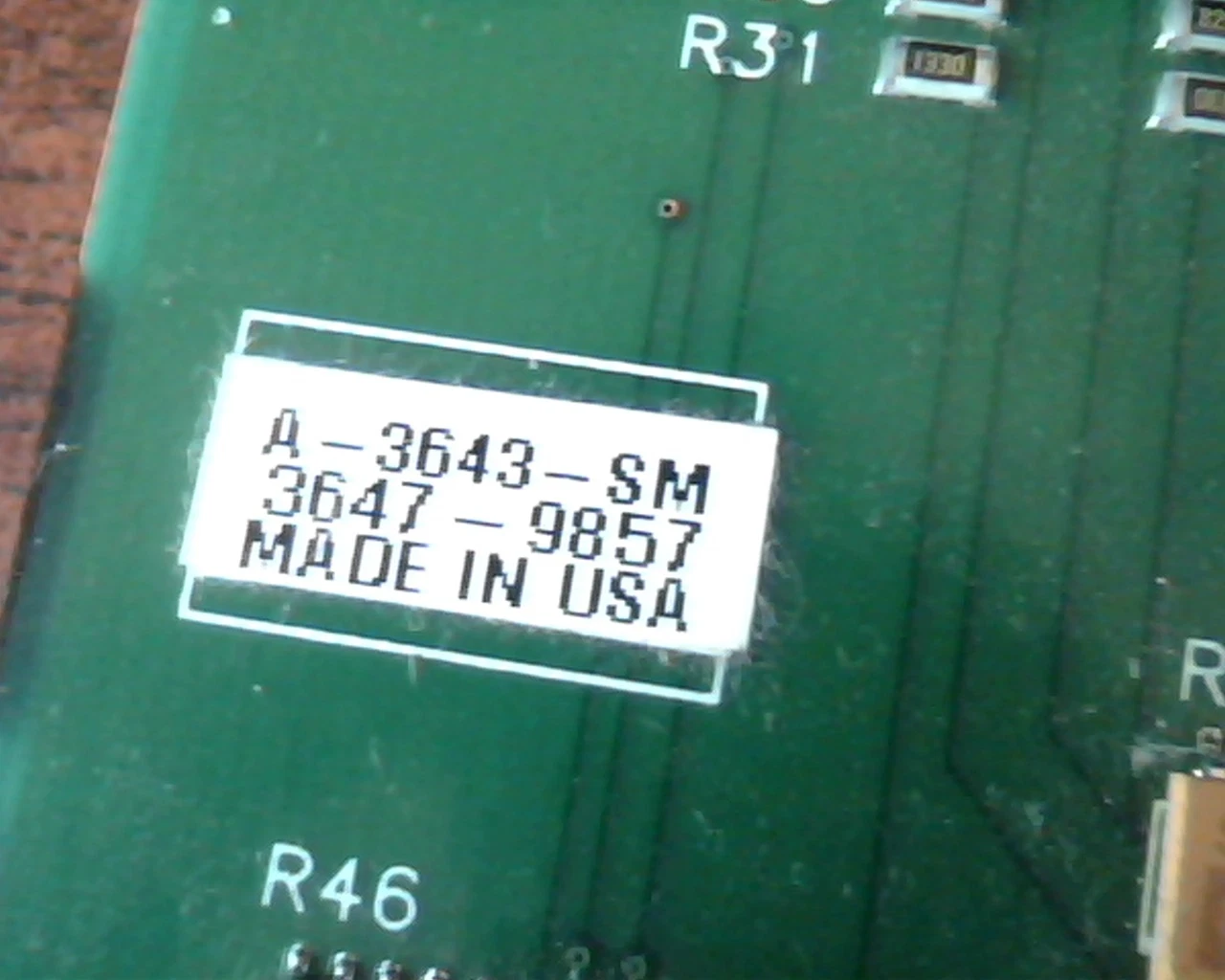 HP HSC Card A-3643--SM A3643 3647-9857 A2991-60001 Rev B - image 4
