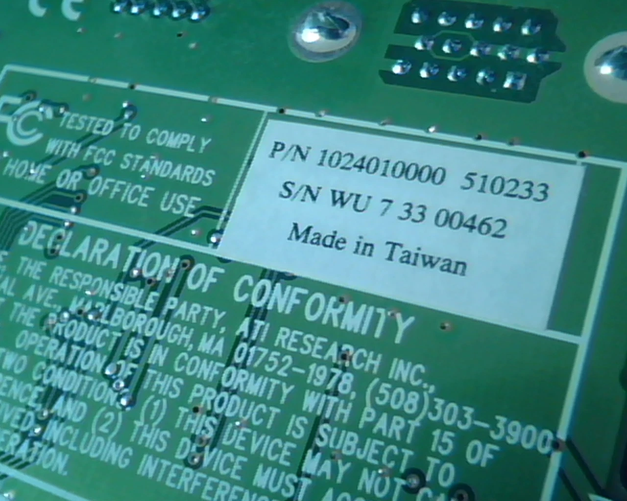 ATI Rage II+ NTSC 1024010000 AT-54SP-3D-PCTV Video Card - image 7