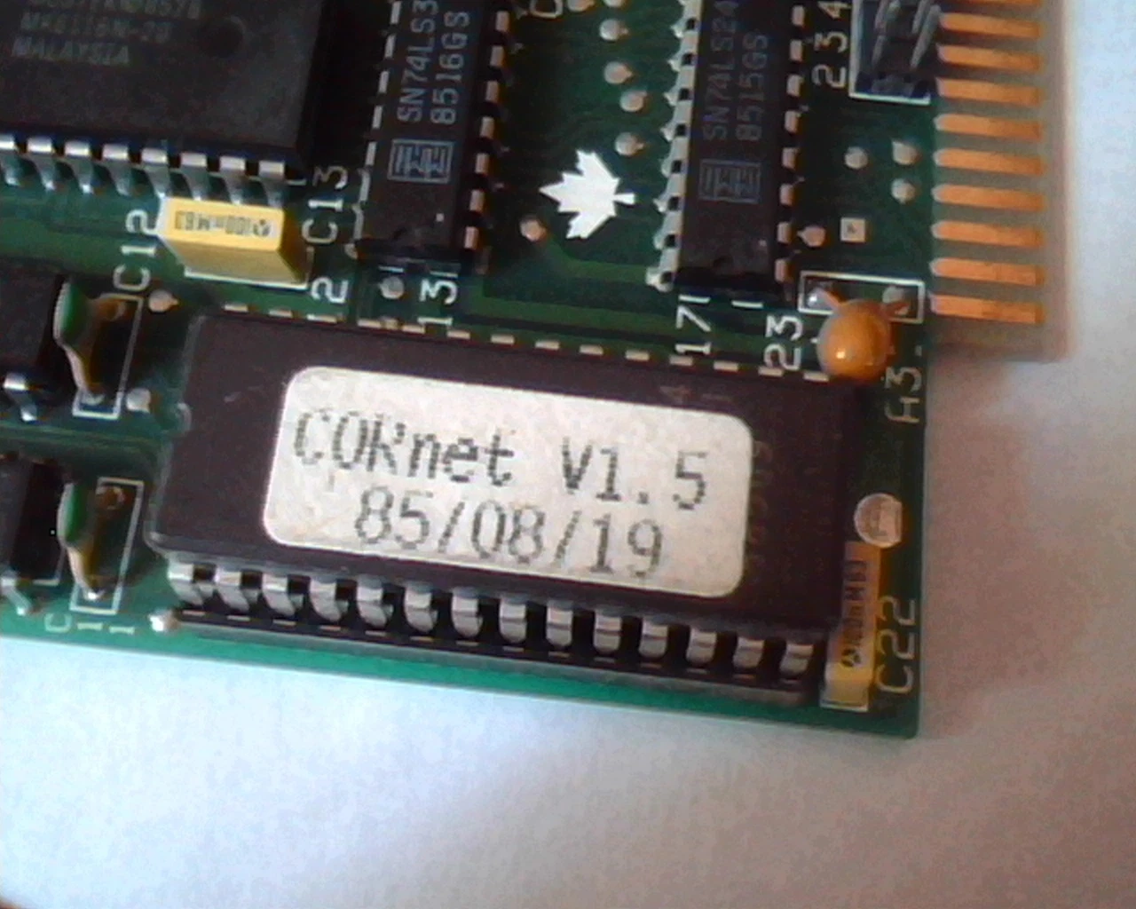 CORnet ARCnet 8-bit ISA card V1.5 IBM PC/XT/AT with BIOS - image 4