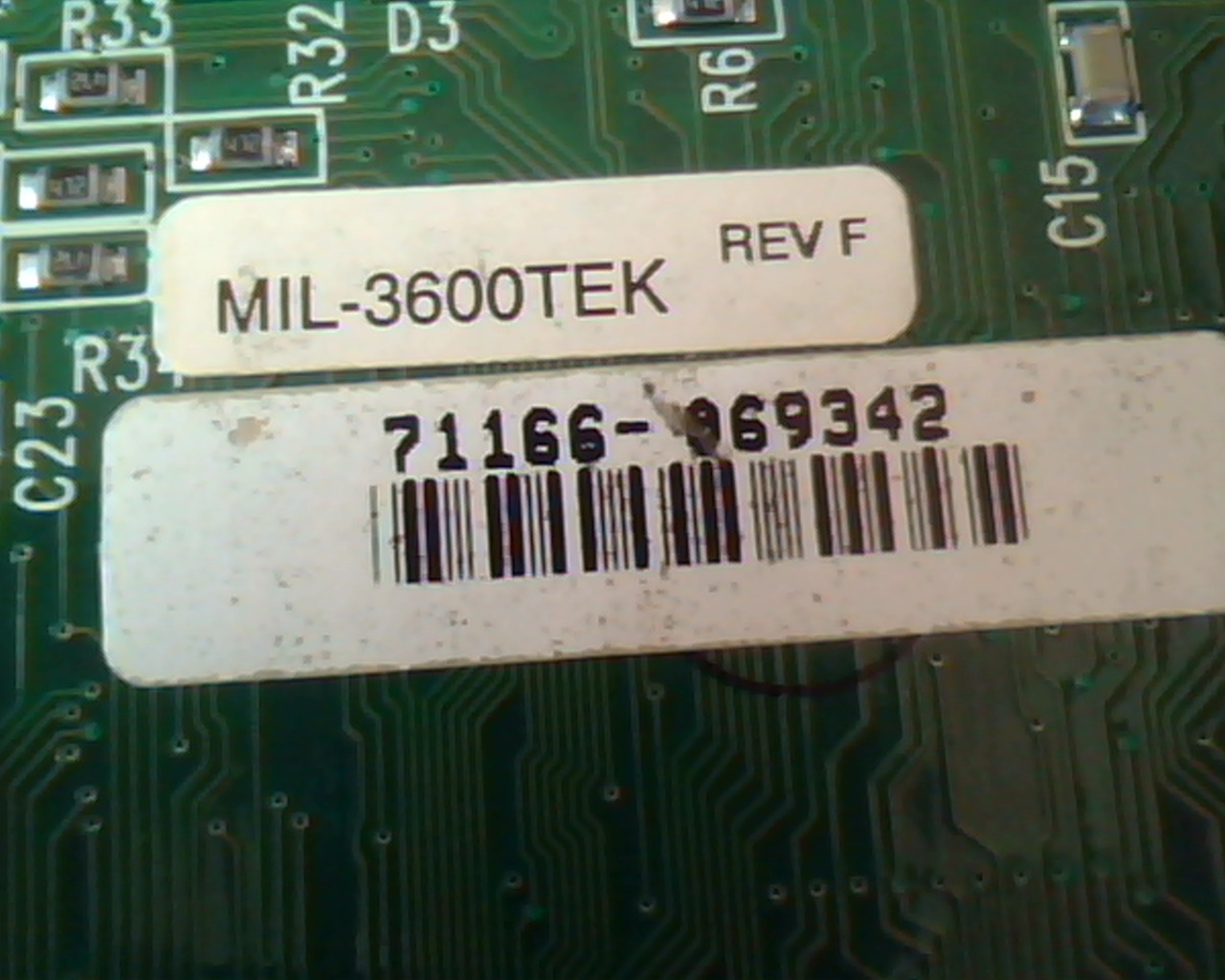 Tektronix Phaser Share Ethernet Card MIL 3600TEK RevF MiL-3600T 60235-05 - image 4