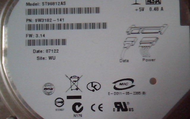 2.5 Hard Disk Drive Seagate Momentus 5400.2 60GB ST96812AS 9W3182-141 3.14 SATA - image 3