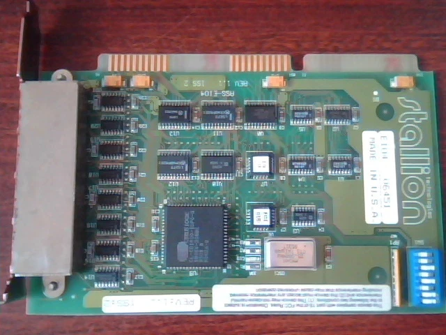 Lantronix Stallion EASY I/O Model- EIO4 Quad 4 Serial Rev:1.2 ISS:2