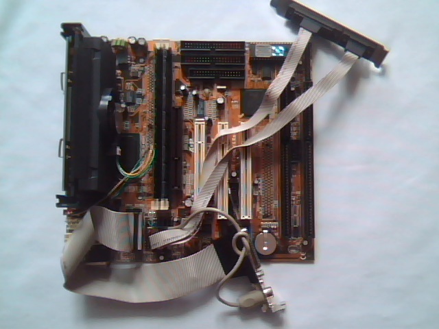 Pentium Motherboard Slot1 Tomato CreateLXe-AT ATX AGP EX98 Celeron 266 98MB