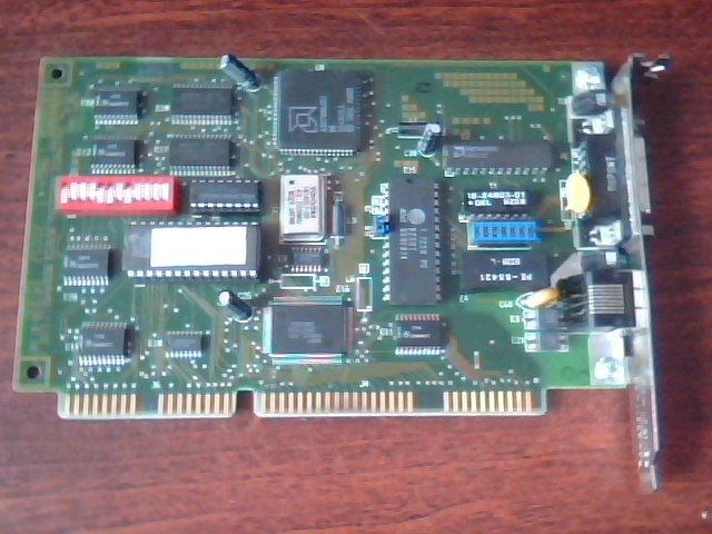 5019590-01 DEC Ethernetworks Turbo Twisted Pair Network Board ISA Card Vintage