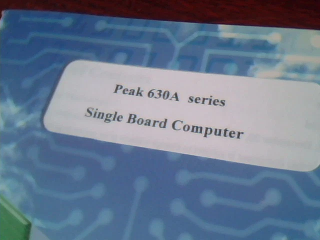 Peak 630A Series Single Board Computer User Guide manual - image 2