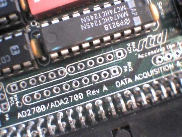 RTD AD2700/ADA2700 Real Time Devices ISA card DAQ vintage N82C55A-2 AD678JD - image 5