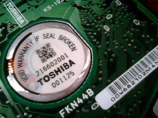 2.5 in Hard Disk Drive IDE Toshiba MK1214GAP HDD2149 F ZE01 - image 4