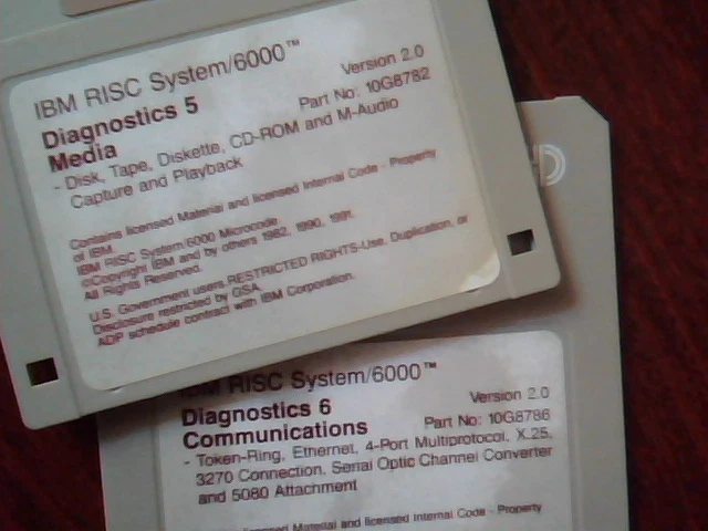 IBM RISC System/6000 POWERstation server Operator Guide Manual Program Diskette - image 6