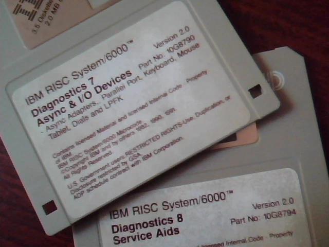 IBM RISC System/6000 POWERstation server Operator Guide Manual Program Diskette - image 7