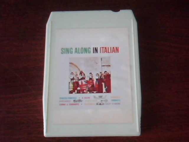 Sing Along In Italian 8 tape track Altone 1092