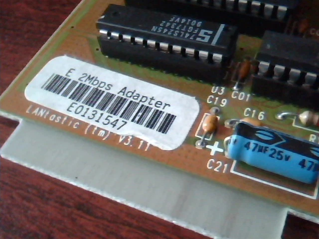 LANtastic 2Mbps 2.0Mb ISA Serial Network Card V3.11 - image 2
