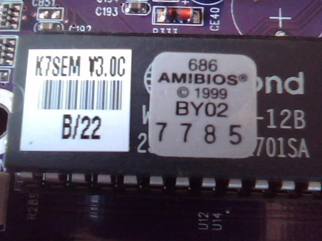 ECS K7SEM 3.0C Motherboard Duron 950 SocketA Socket462 - image 3